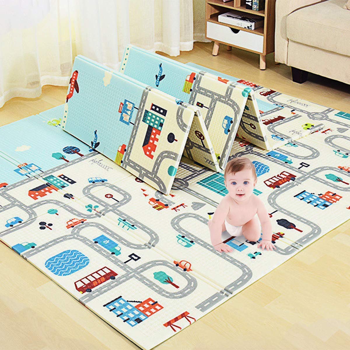 Baby Floor Mat Easy to Fold | 150x180cm |