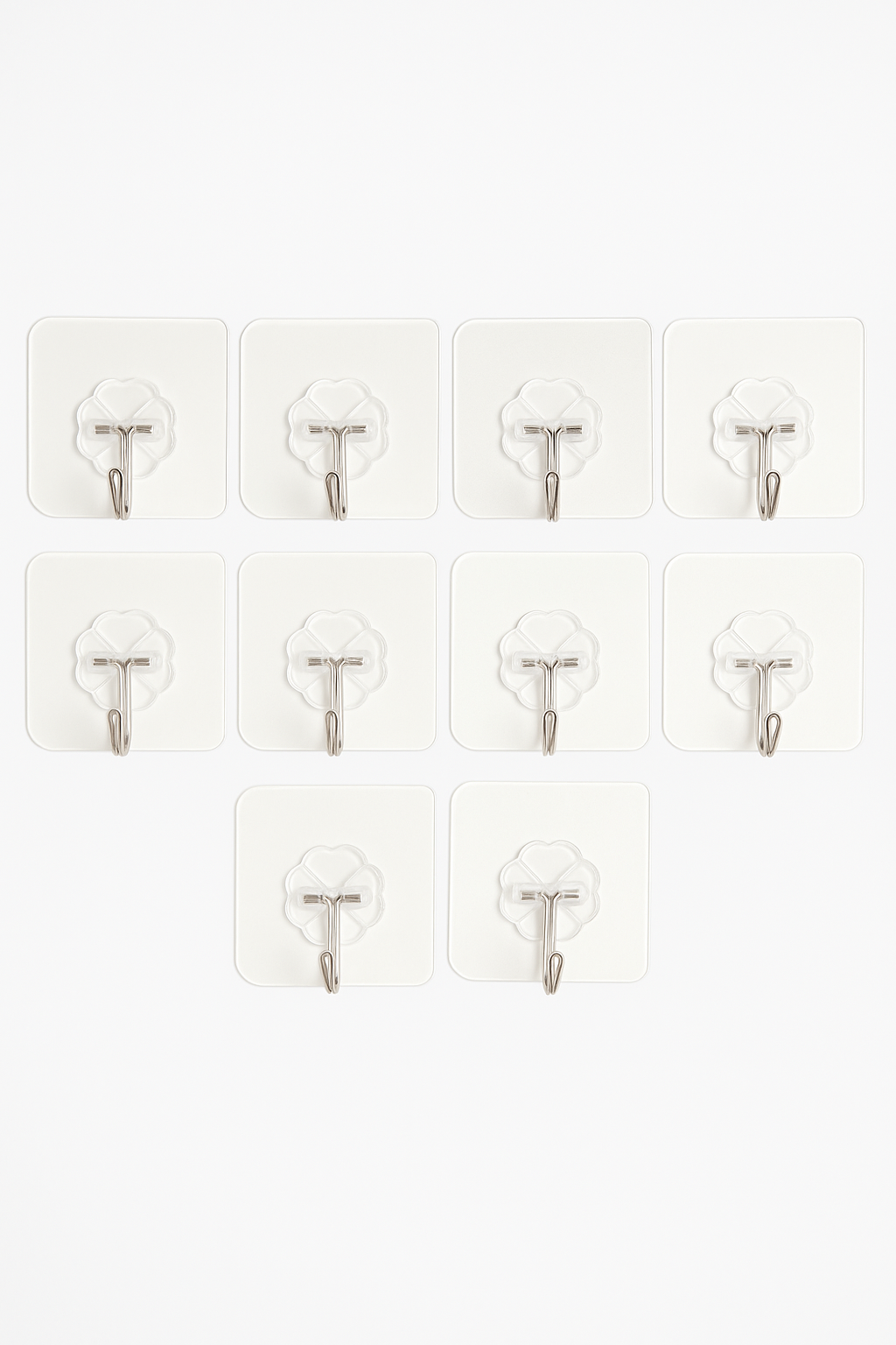 Wall Hooks, Pack of 20 Transparent