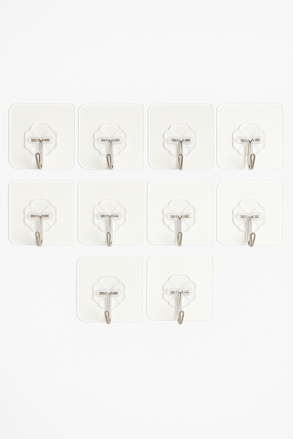 Wall Hooks, Pack of 20 Transparent