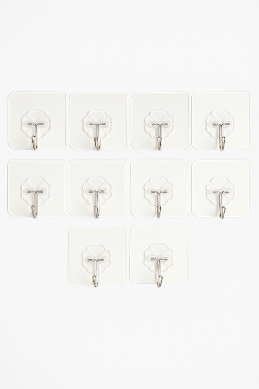 Wall Hooks, Pack of 20 Transparent