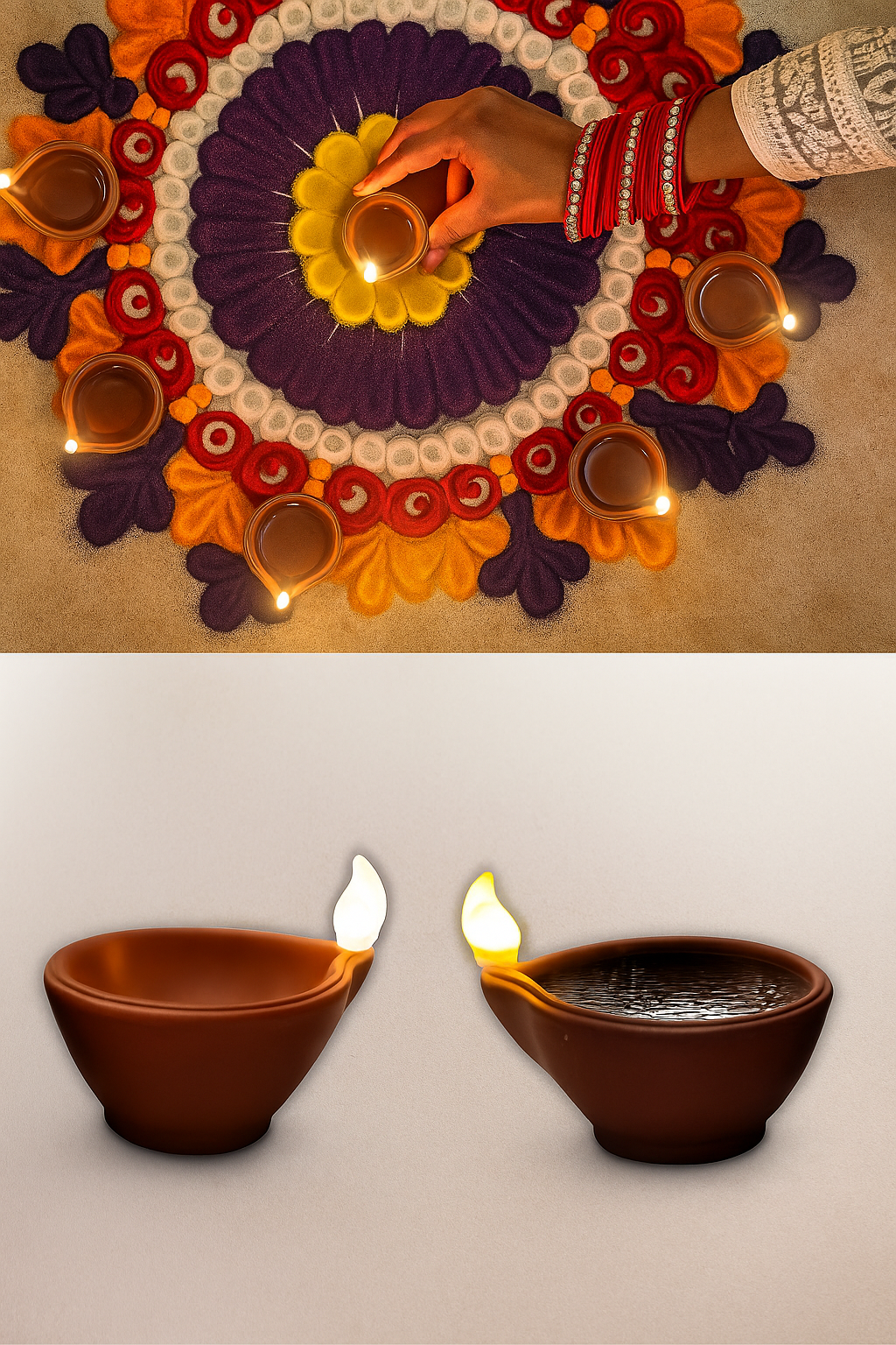 Water Sensor LED Diya